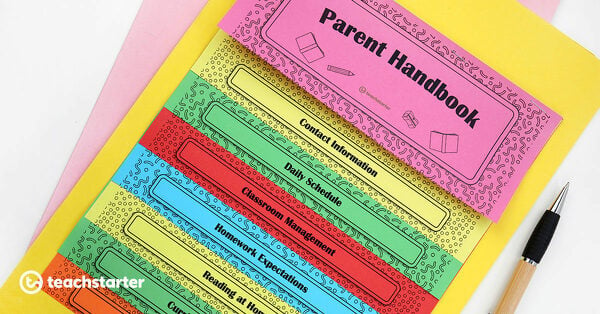 Free Parent Handbook Template from www.teachstarter.com