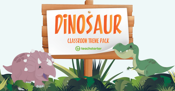 Dinosaurs Classroom Theme Pack