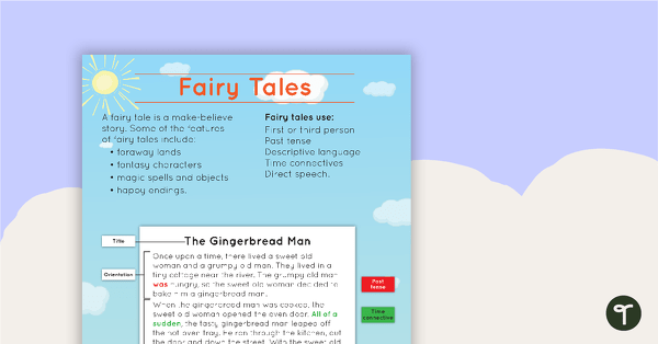 Characteristics Of Fairy Tales Chart