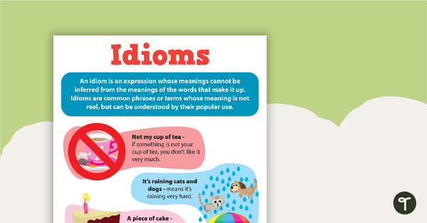Idioms Poster
