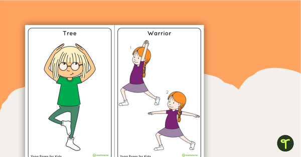 Yoga Poses for Kids - Task Cards
