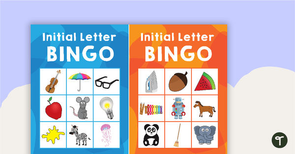 Initial Letter Bingo
