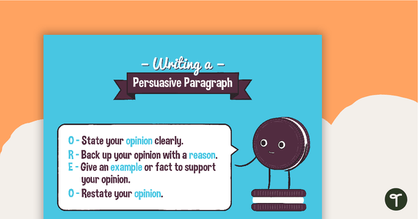 persuasive writing oreo