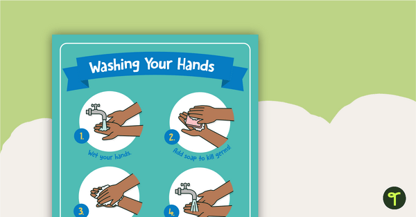 Washing Your Hands Hygiene Poster