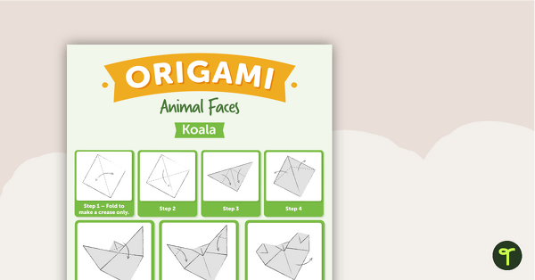 Origami Animal Faces Worksheet