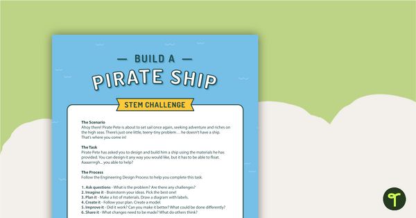 Build a Pirate Ship STEM Challenge - Early Years