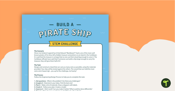 Build a Pirate Ship STEM Challenge - Upper Years