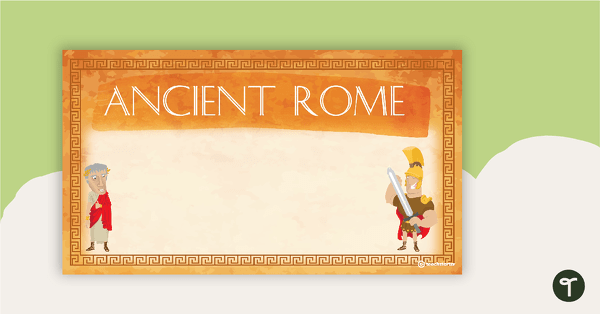 Ancient Rome Powerpoint Template Teaching Resource Teach Starter