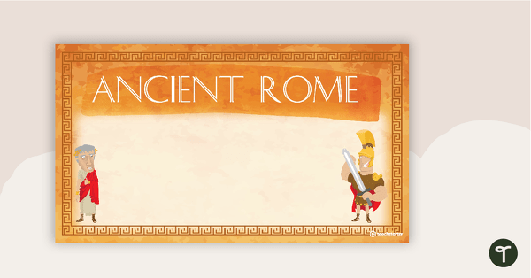 Ancient Rome Powerpoint Template Teaching Resource Teach Starter