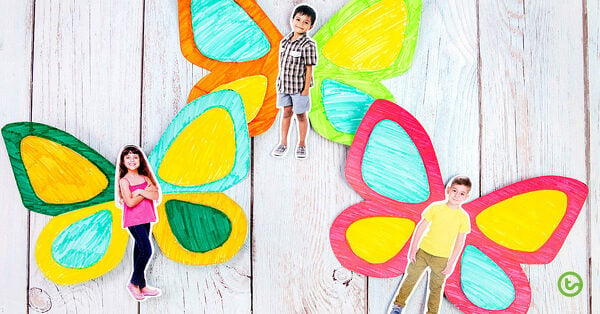 Butterfly life cycle craft activity