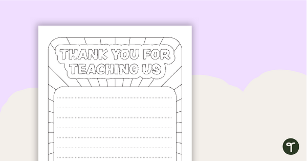 Letter To Parents Template from www.teachstarter.com