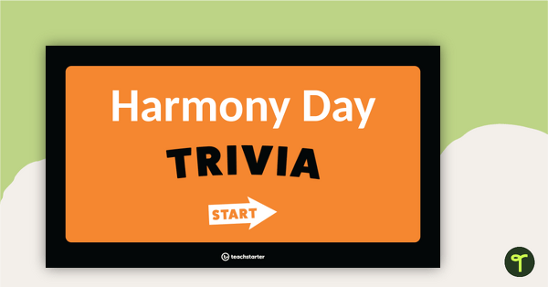 Harmony Day Multiple Choice Quiz – PowerPoint