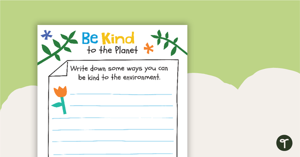 Be Kind to the Planet Template