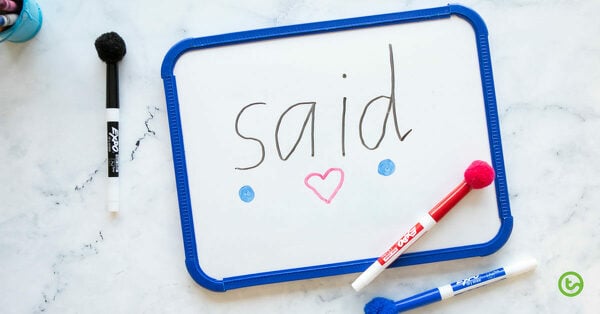 Transform sight words into heart words.